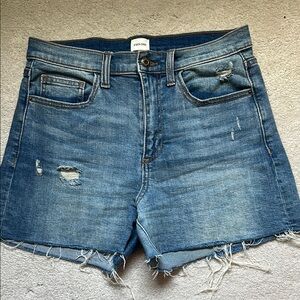 Sneak peek Jean Shorts Distressed Cut-Off Style